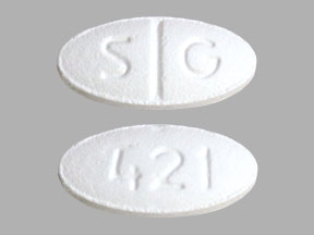 Pill SG 421 White Oval is Fluoxetine Hydrochloride