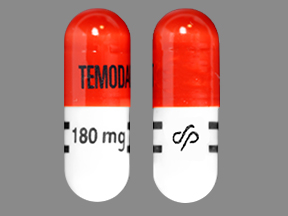Temodar Temozolomide 180 mg TEMODAR 180 mg Logo