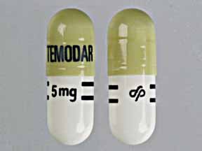 Temodar Temozolomide 5 mg TEMODAR 5 mg Logo