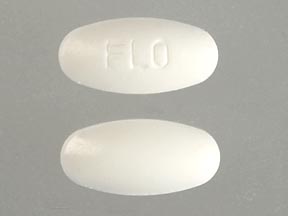 Pill FLO White Oval is Fenoglide