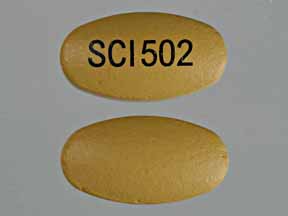 Pill SCI 502 Yellow Oval is Sular