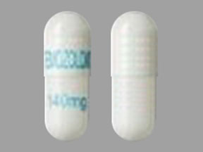 Pill TEMOZOLOMIDE 140 mg White Capsule-shape is Temozolomide
