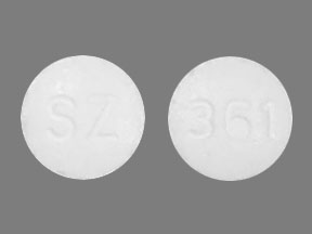Pill SZ 361 White Round is Repaglinide