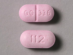 Pill GG 336 112 Pink Capsule/Oblong is Levothyroxine Sodium