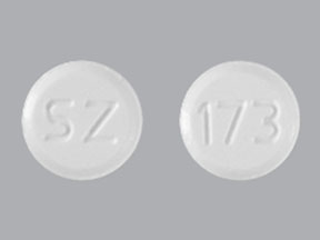 Pill SZ 173 White Round is Pramipexole Dihydrochloride