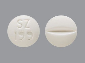 Pill SZ 199 White Round is Lorazepam