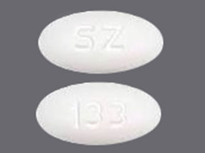 Pill SZ 133 White Capsule/Oblong is Voriconazole