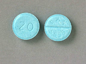 Propranolol hydrochloride 20 mg 20 DAN 5555