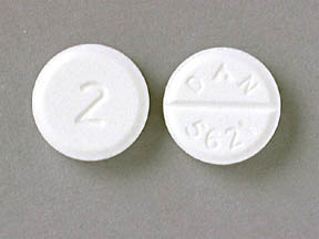 Pill DAN 5621 2 White Round is Diazepam