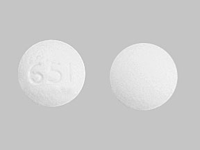 Clonidine hydrochloride extended-release 0.1 mg 651