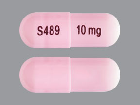 Vyvanse 10 mg S489 10 mg