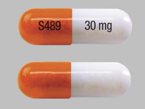 Pill S489 30 mg is Vyvanse 30 mg