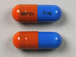 Vyvanse 70 mg NRP104 70 mg