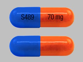 Vyvanse 70 mg S489 70 mg