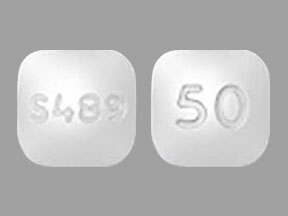Vyvanse (chewable) 50 mg S489 50