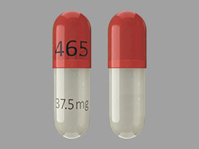 Pill SHIRE 465 37.5 mg Brown & White Capsule/Oblong is Mydayis