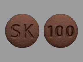 Pill SK 100 Brown Round is Xcopri