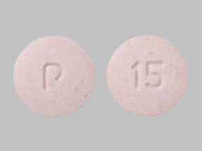 Pill P 15 Pink Round is Aripiprazole