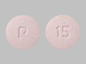 Pill P 15 Pink Round is Aripiprazole