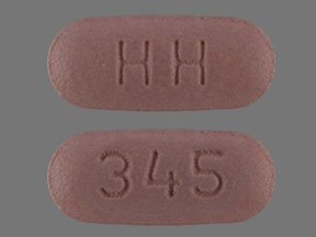 Hydrochlorothiazide and valsartan 12.5 mg / 80 mg HH 345