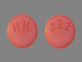 Pill HH 222 Red Round is Risperidone