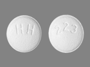 Pill HH 223 White Round is Risperidone