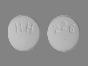 Pill HH 226 White Round is Risperidone