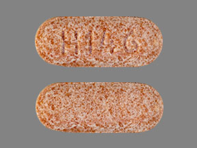 Pill H146 Pink Capsule/Oblong is Lisinopril