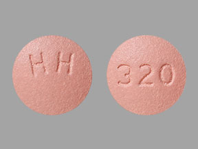 Quinapril hydrochloride 20 mg HH 320