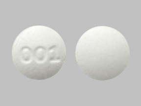 001 Pill Images White Round