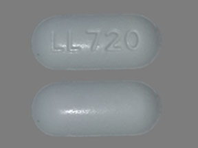Pill LL 720 White Capsule-shape is Dvorah