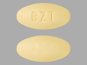Pill BZT Yellow Oval is Giazo