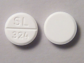 Pill SL 324 White Round is Bethanechol Chloride