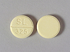 Pill SL 325 Yellow Round is Bethanechol Chloride