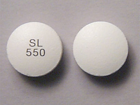 Pill SL 550 White Round is Cimetidine