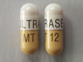 Pill ULTRASE MT 12 is Ultrase MT 12 39,000 units amylase; 12,000 units lipase; 39,000 units protease