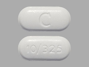 Acetaminophen and oxycodone hydrochloride 325 mg / 10 mg C 10/325