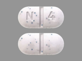 Pill N 4 Blue & White Oval is Phentermine Hydrochloride