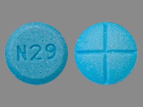 Pill N29 Blue Round is Amphetamine and Dextroamphetamine