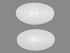 Pill L 120 White Oval is Latuda
