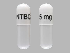Pill NTBC 5 mg White Capsule/Oblong is Orfadin