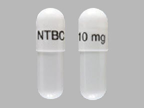 Pill NTBC 10 mg White Capsule-shape is Orfadin