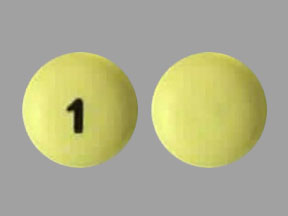 Pill 1 Yellow Round is Aspirin (Enteric Coated)