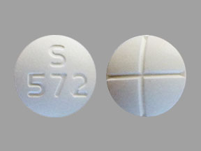 Pill S 572 White Round is Acetazolamide