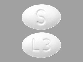 Pill S L3 White Oval is Levorphanol Tartrate