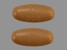 Pill T2 200 Orange Oval is Entacapone