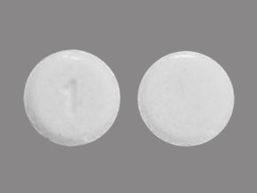 A pílula 1 é Tetrabenazina 12,5 mg