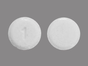 Pill 1 White Round is Tetrabenazine