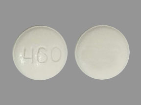 Pill 460 White Round is Buprenorphine Hydrochloride (Sublingual)