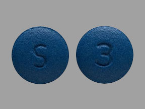 Pill S 3 Blue Round is Eszopiclone
